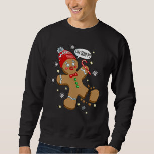 Sweatshirt Oh Snap Gingerbread Cookie Man Costume équipe de c