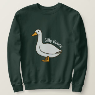 Sweatshirt Oie Drôle Dessin Animé Oie Rigolote