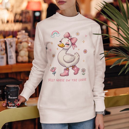 Sweatshirt Oie Silencieuse Sur La Perte