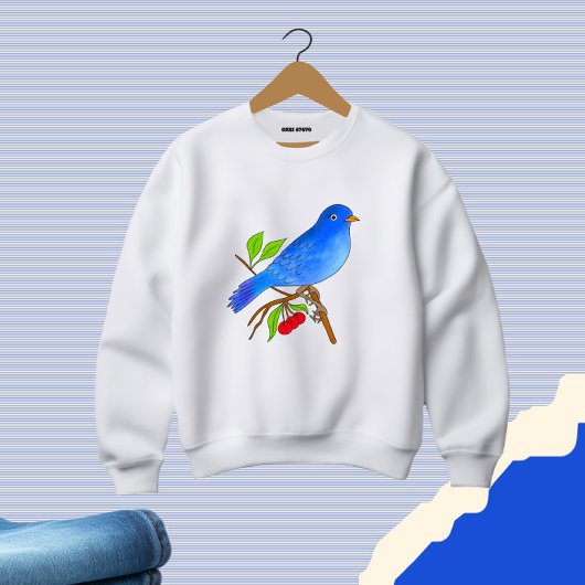 Sweatshirt Oiseau bleu