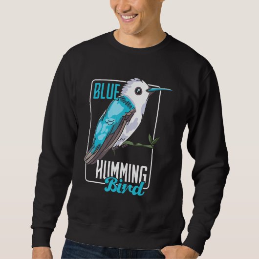 Sweatshirt Oiseau bleu Humming (Devant)