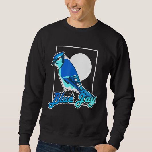 Sweatshirt Oiseau bleu Jay (Devant)