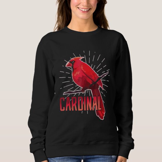 Sweatshirt Oiseau cardinal (Devant)