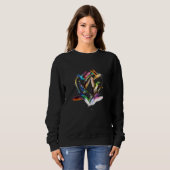 Sweatshirt Oiseau de mer en vol Oiseau tropical (Devant entier)