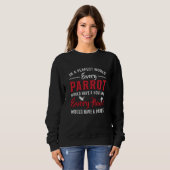 Sweatshirt Oiseau de perroquet Chaque perroquet Chaque foyer  (Devant entier)
