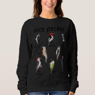 Sweatshirt Oiseau de Pic à observer la faune de Pecker