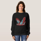 Sweatshirt Oiseau de poisson (Devant entier)