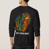 Sweatshirt Oiseau "hausse de Phoenix du football encore !" (Dos)