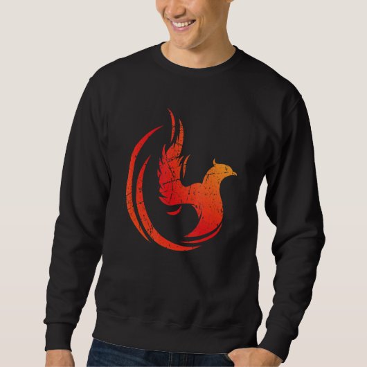 Sweatshirt Oiseau levant Phoenix Imaginaire mythique Fans d'o (Devant)