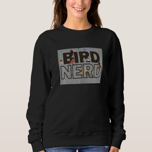 Sweatshirt Oiseau Nerd Oiseau Oiseau (Devant)