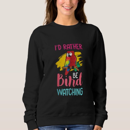 Sweatshirt Oiseaux D'Observation Pour Femmes, Filles (Devant)