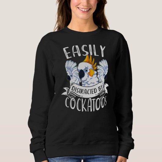 Sweatshirt Oiseaux Observation Oiseaux Animaux Perroquets Coc (Devant)