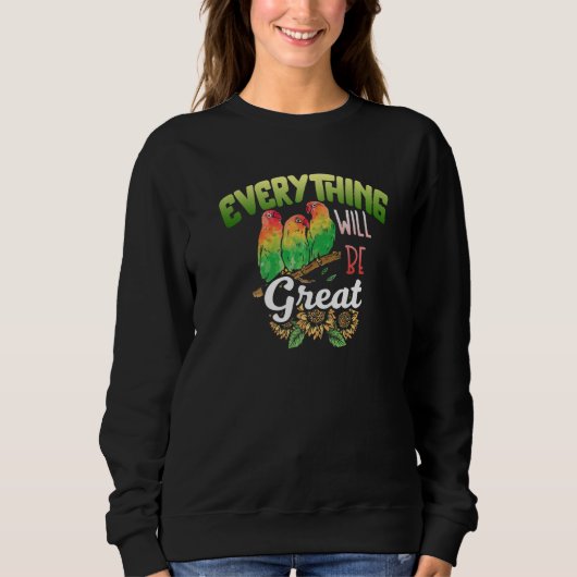 Sweatshirt Oiseaux Observation Zookeeper Oiseaux Aimer Soleil (Devant)