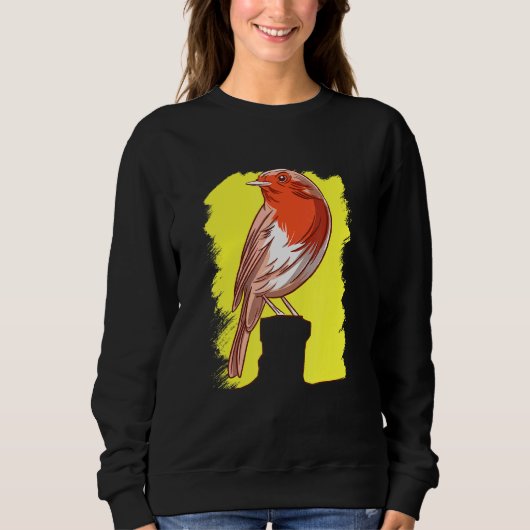 Sweatshirt Oiseaux observer Robins Faune Ornithologie (Devant)