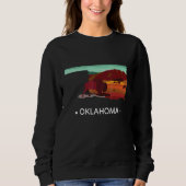 Sweatshirt Oklahoma L'État Le Plus Tôt (Devant)