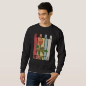 Sweatshirt Okra Vegetable Marshmallow Vegan Vegetarian (Devant entier)