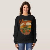 Sweatshirt Okra Vegetable Marshmallow Vegan Vegetarian (Devant entier)