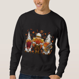 Sweatshirt Oktoberfest Gnomes Lederhosen Festival allemand Ba