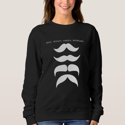 Sweatshirt Old West Collection Doc Wyatt Virgil Morgan Wild W (Devant)