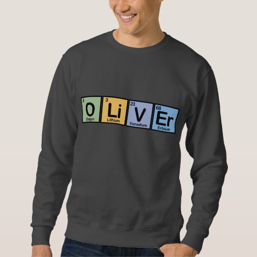 Sweatshirt Oliver a fait des éléments (Devant)