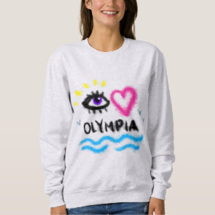 Sweatshirt Olympia du coeur des yeux