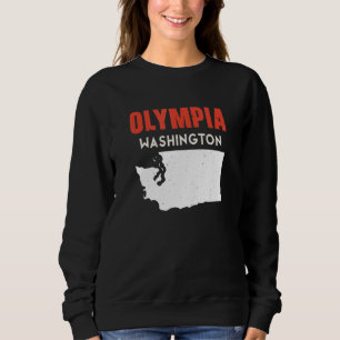 Sweatshirt Olympia Washington États-Unis État Amérique Voyage