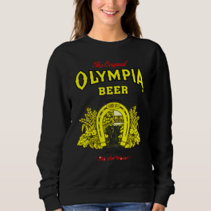 Sweatshirt Olympias Bière Imprimée Rétro Essentiel Pour Homme