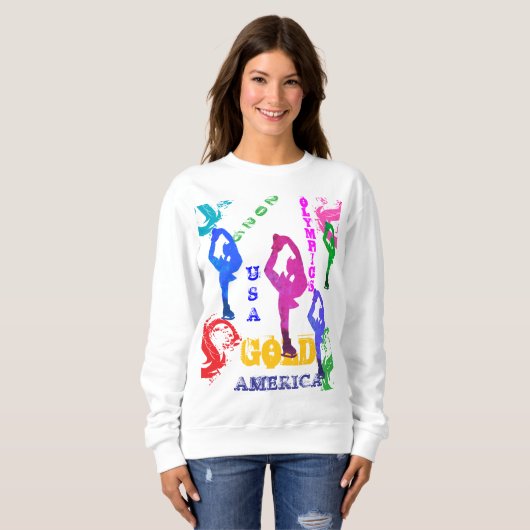 SWEATSHIRT OLYMPIC ICE SKATING (Devant entier)