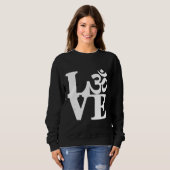 Sweatshirt Om Love (Devant entier)