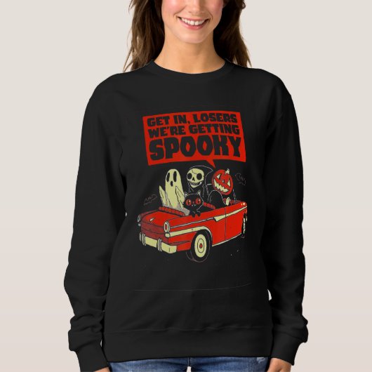 Sweatshirt On devient Éffrayant (Devant)