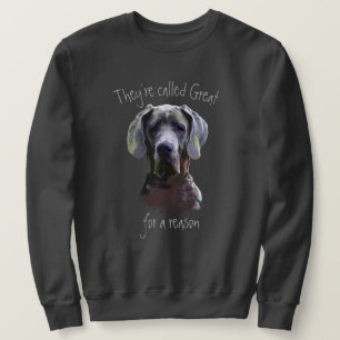 Sweatshirt On les appelle Great Dane Dog Pet Citation amusant