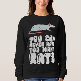 Sweatshirt On n'a jamais trop de rats