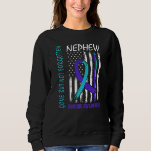 Sweatshirt Oncle disparu mais pas oublié, sensibilisation au