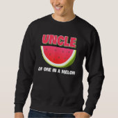 Sweatshirt Oncle D'Un Dans Une Famille Melon Correspondant À  (Devant)