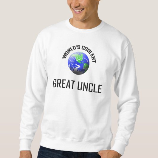 Sweatshirt Oncle le plus frais du monde le grand (Devant)