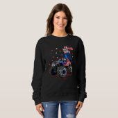Sweatshirt Oncle Sam Monster Camion 4 juillet Garçons Enfants (Devant entier)