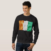 Sweatshirt Ondulation de d'Ivoire de Cote (Devant entier)