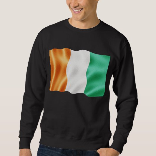 Sweatshirt Ondulation de d'Ivoire de Cote (Devant)