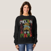 Sweatshirt One In A Melon Mama  Watermelon Family Matching Ou (Devant entier)