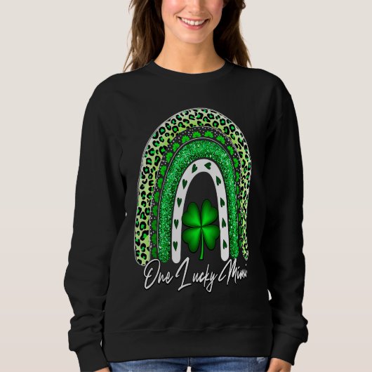 Sweatshirt One Lucky Mimi Matching Family St Patricks Day Mim (Devant)