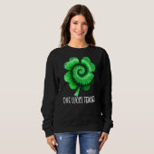 Sweatshirt One Lucky Teacher St Patricku2019 (Devant entier)