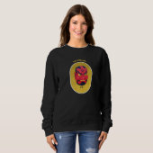 Sweatshirt Oni Mask Japanese Demon Face Devil Ronin (Devant entier)