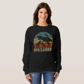 Sweatshirt Opasaurus Rex Opa Saurus Dinosaur Grand-père (Devant entier)
