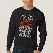 Sweatshirt Open Wheel Formula Racing Car Practice Qualifier R (Devant)