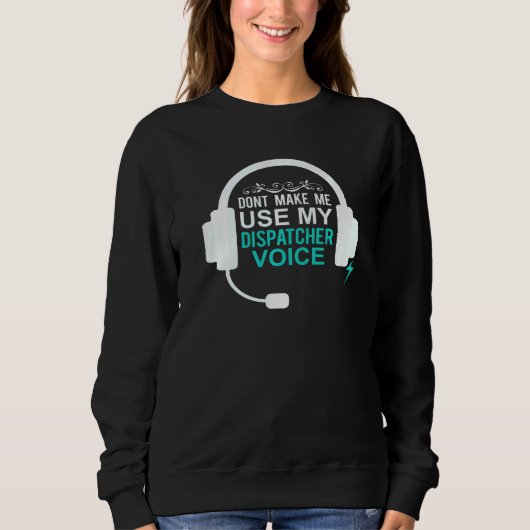 Sweatshirt Opérateur de dispatching Jour 911 Équipe d'urgence (Devant)