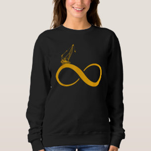Sweatshirt Opérateur de grues lourdes Infinity Opérateur de g