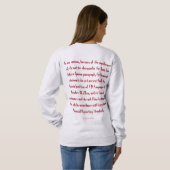 Sweatshirt "Opinion défavorable d'audit " (Dos entier)