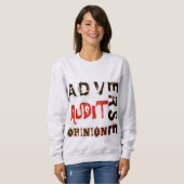 Sweatshirt "Opinion défavorable d'audit " (Devant entier)
