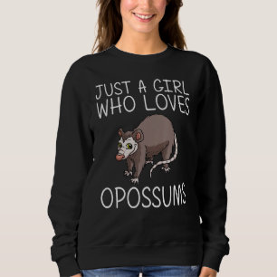 Sweatshirt Opossum Drôle Pour Les Filles Enfants Awesome Poss