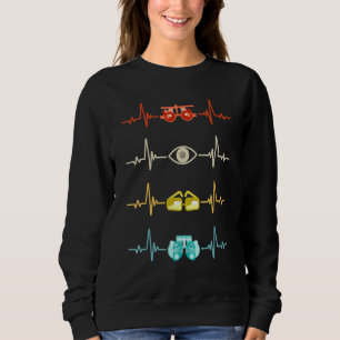 Sweatshirt Optométriste Opticien Optométrie Ophtalmologue Hea